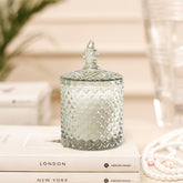 Alyona Transparent Scented Candle Jar With Lid